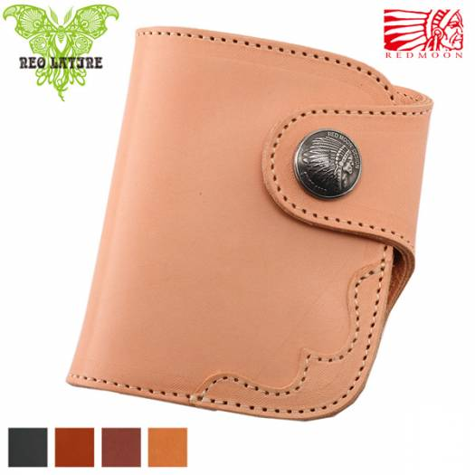 REDMOON レッドムーン 新品 HD-01NT 廃盤品 ショートウォレット ブラック #RM642_HD-01NT_SW 3日間限定 最大49倍正規取扱店 レッドムーン 二つ折り財布 REDMOON 財布 SHORT WALLET ウォレット ショートウォレット  小銭入れあり メンズ レザー 牛革 本革 HR-01C-MID | ギャレリア Bag＆Luggage